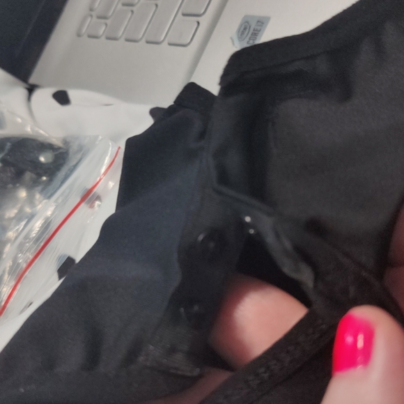 Black Strappy Harness Bodysuit - Picture 8 of 8